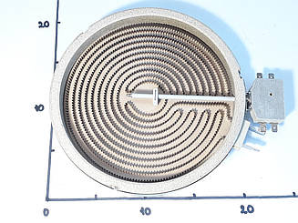 Електроконфорка Ø200 / 1800w / 4 конт. для склокерамічних поверхонь