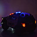 Дитячий електромобіль Джип M 3259 EBLR-1-2, Ford Police, колеса EVA, шкіряне сидіння, чорно-білий, фото 10