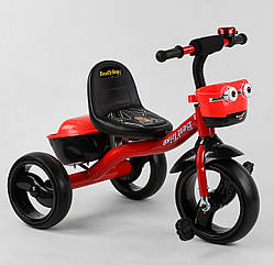 Велосипед 3-х колісний 97282 Best Trike колеса EVA зі світлом і звуком, переднє d = 10", заднє d = 8"