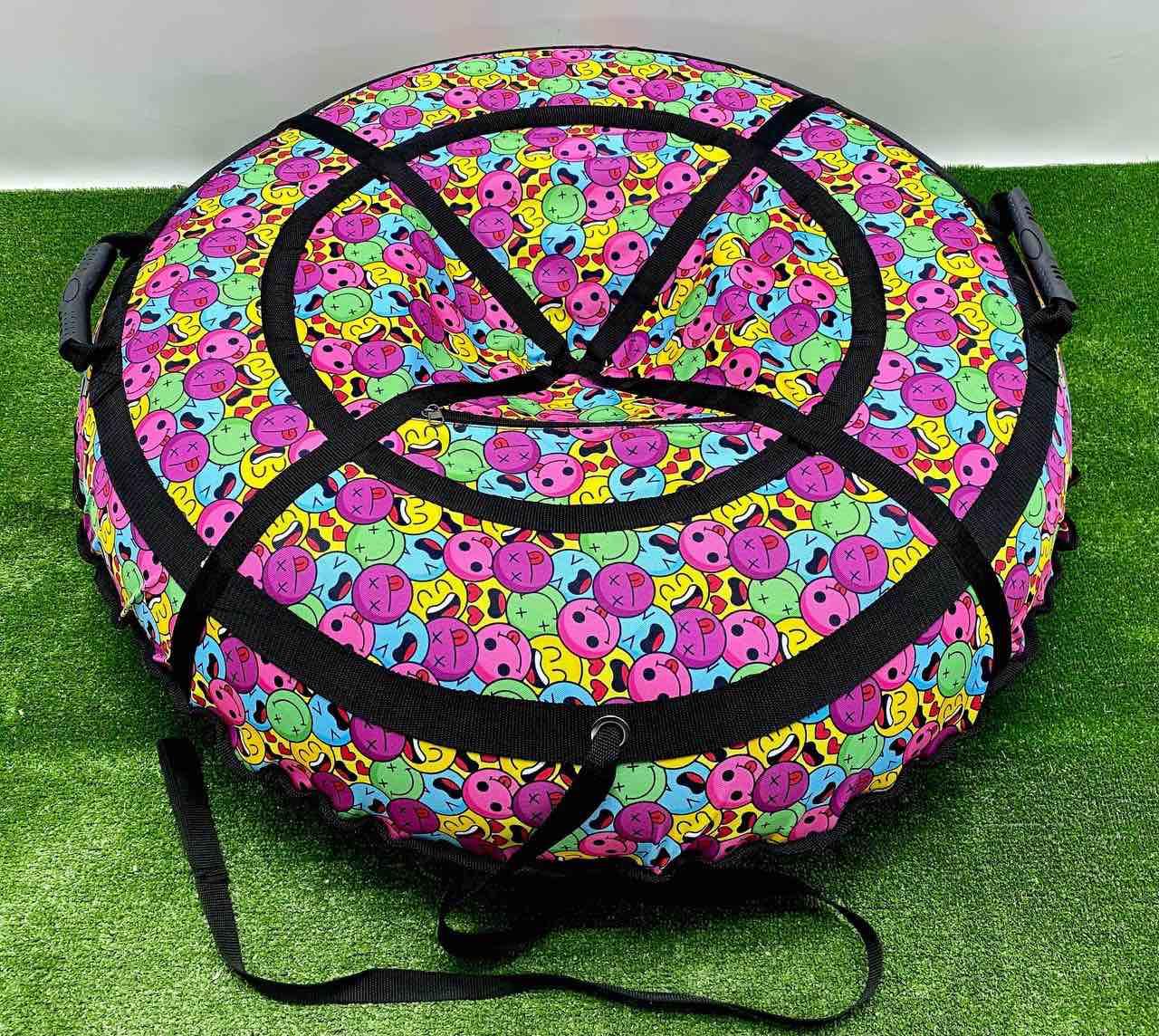 Тюбінг надувний, тюба Плюшка надувна, ватрушка надувна 100 см, фото 1