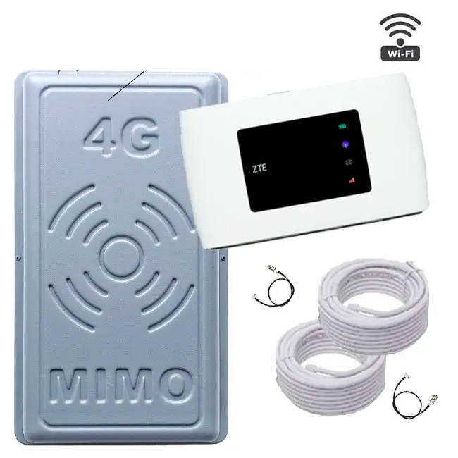 4G Wi-Fi комплект "Інтернет в селі" "Інтернет для приватного будинку" (роутер ZTE MF920 і антена MІМО 17 ДБ), фото 2