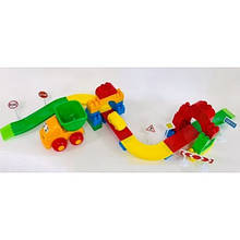 Конструктор Старе місто №1 ( 56 деталей) 115/21 в кульку 40*20 см БАМСІК 36*18 см