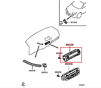 Блок управления отопителем б/у Mitsubishi Outlander 3 - 7820B232