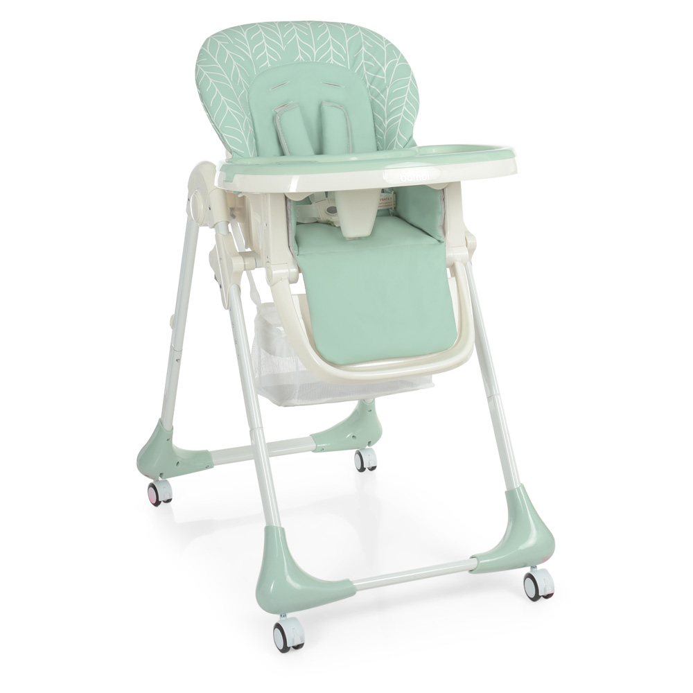 Дитячий стільчик для годування складаний Bambi M 3233L Mint.