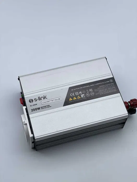 Перетворювач напруги S-LINK 12 220W 200W, фото 1
