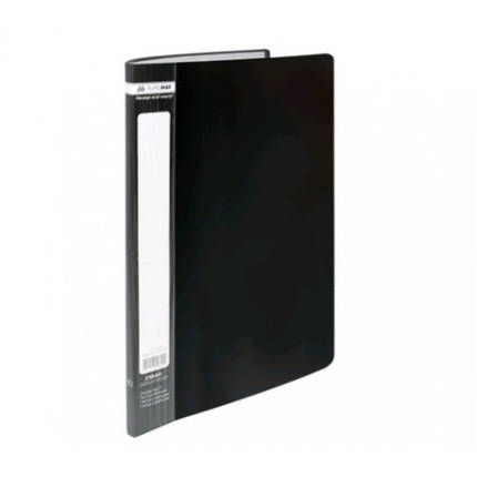 Папка на 10 файлів BUROMAX 3600-01 А4 чорна (1/24), фото 1
