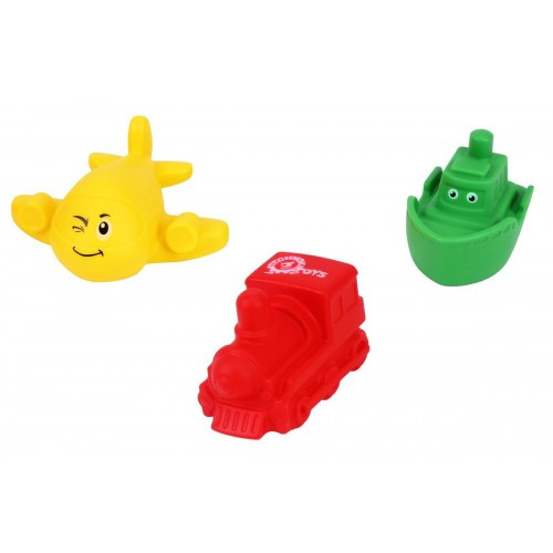 Іграшка в ванну набір Транспорт розмір 9.5*8.5*8.5 см ТехноК