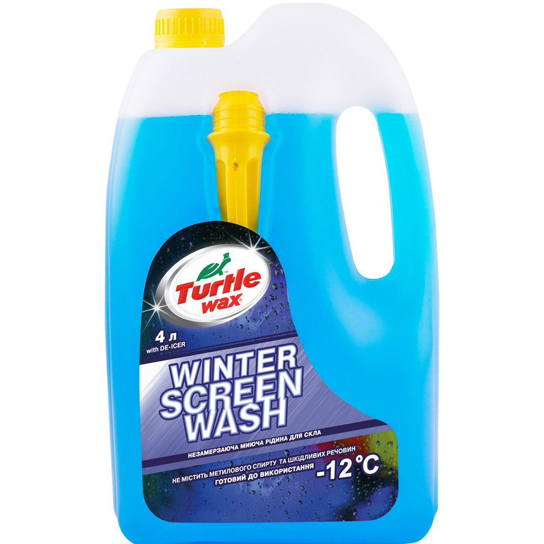 Омивач авто скла зимовий "Рідке полум'я" Turtle Wax -12ºC, 4 л, фото 1