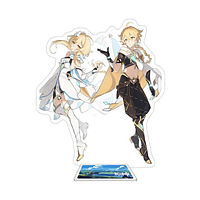 Акрилова фігурка GENSHIN IMPACT "Ітер і Люмін" 15 см 3DTOYSLAMP