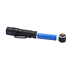 Ліхтар ручний акумуляторний, з USB-заряджання та Zoom, BL-B518-XPE + Кейс / Потужний алюмінієвий ліхтарик, фото 8