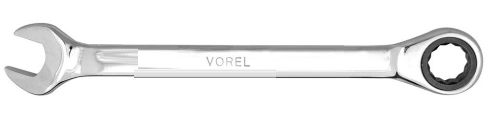 Ключ ріжково накидний тріщатка М22 VOREL-52660
