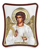 Икона Ангела Хранителя 15x20 см на деревяном вытянутом киоте