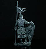 Статуетка колекційна Лицар 6,5 см фігурка з металу та олова, декор інтер'єр антикваріат, фото 2
