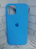 Чехол на iPhone 11 Pro накладка бампер противоударный Original Soft Touch Light blue