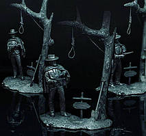 Статуетка колекційна таємничий стрілець "Гарний, поганий, злий" 9 см фігурка з металу та олова, декор інтер'єр антикваріат