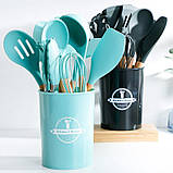 Кухонний набір з 12 предметів Kitchen Art з бамбуковою ручкою VIP, фото 3