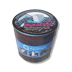 Бітумна Стрічка 50 мм х 3 м ALU+Brown RAL 8017