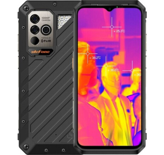 Смартфон UleFone Power Armor 18T 12/256 Black, 9600 mAh, 108+5/32 Мп, 2sim, 6.58" IPS, 8 ядра