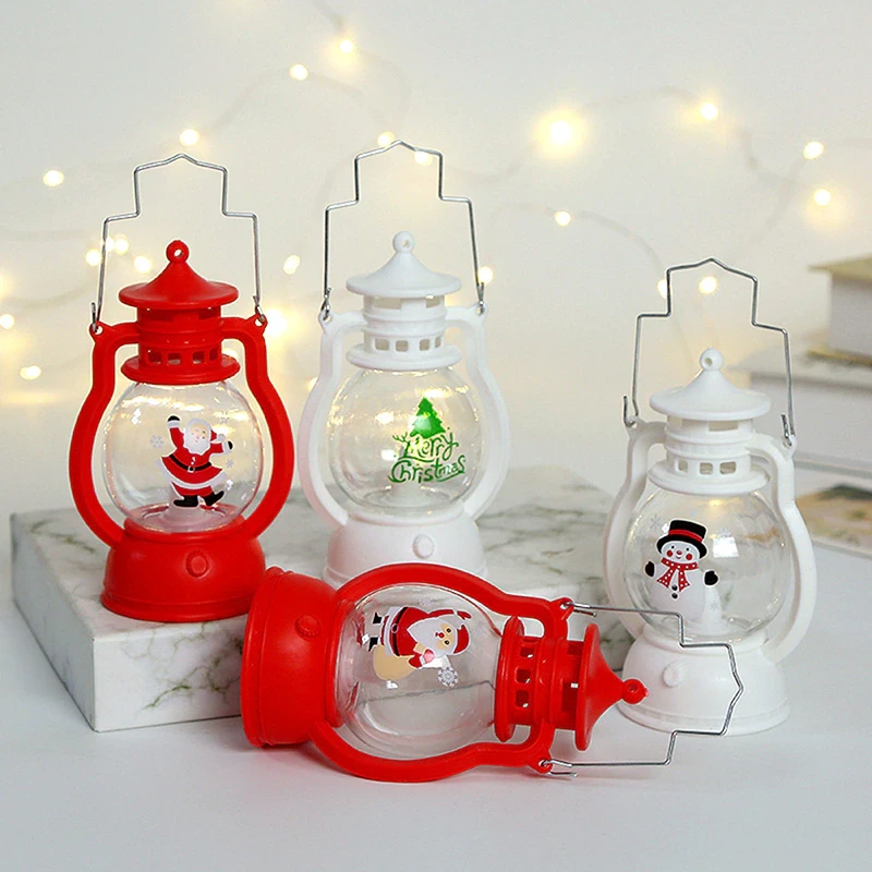 Новорічний LED новорічний декоративний ліхтар Santa Різдвяний мінісвітильник