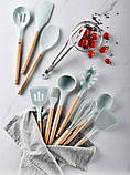 Кухонний набір з 12 предметів Kitchen Art із бамбуковою ручкою VIP, фото 6