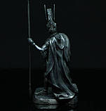 Статуетка колекційна Олександр Македонський 6,5 см фігурка з металу та олова, декор інтер'єр антикваріат, фото 2