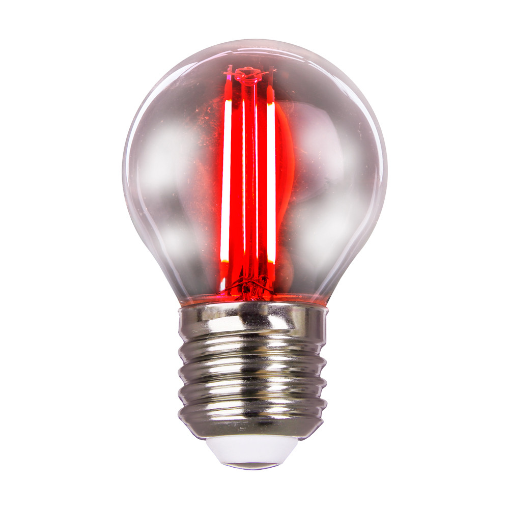 21-41-32 LED ЛАМБА ФИЛАМЕНтНА V-FILAMENT-G45, 2W, E27, ГАРХНА, 200LM Арт.39057 Velmax