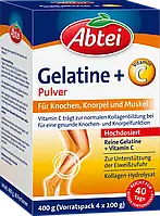Желатиновый порошок Abtei Gelatine Pulver + Vitamin C, (40 порций)