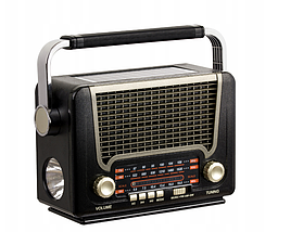 Портативне радіо від мережі та батареї Retropolis Nashville Old Radio Retro Bluetooth Powerbank 1200 USB, фото 2