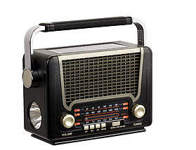 Портативне радіо від мережі та батареї Retropolis Nashville Old Radio Retro Bluetooth Powerbank 1200 USB, фото 5
