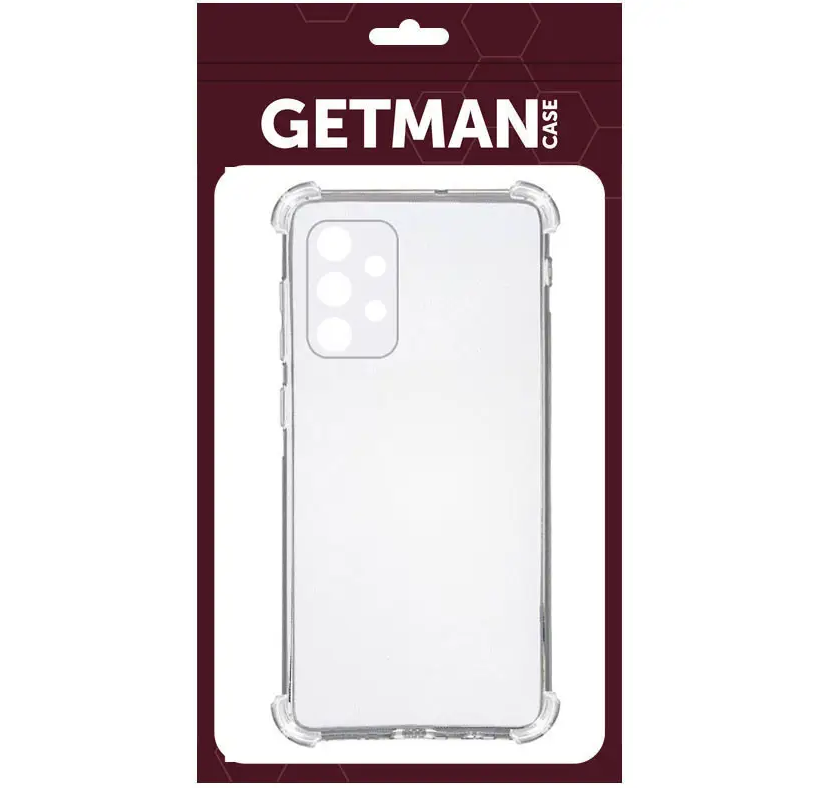 Прозрачный чехол TPU WXD Getman для Samsung A23 Galaxy A235 Transparent/Прозрачный, фото 1