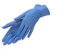 Рукавички синьо-блакитні нітрилові неопудрені, розмір S Mercator, 100шт, фото 2