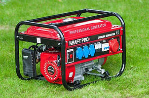 KP8500W Бензогенератор KRAFT PRO+  2,5/2,8кВт, трифазний