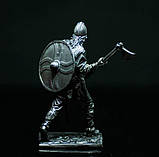Статуетка колекційна Вікінг 6,5 см фігурка з металу та олова, декор інтер'єр антикваріат, фото 2