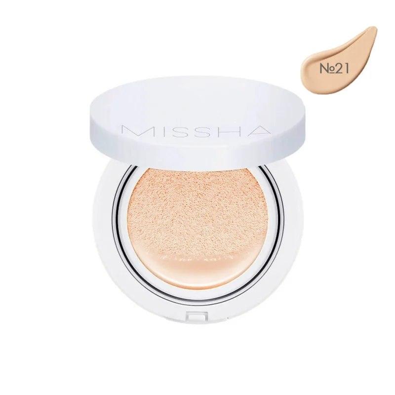 Тональний кушон із матовим фінішем Missha Cushion Magic Moist Up SPF50+/PA+++ 21 тон