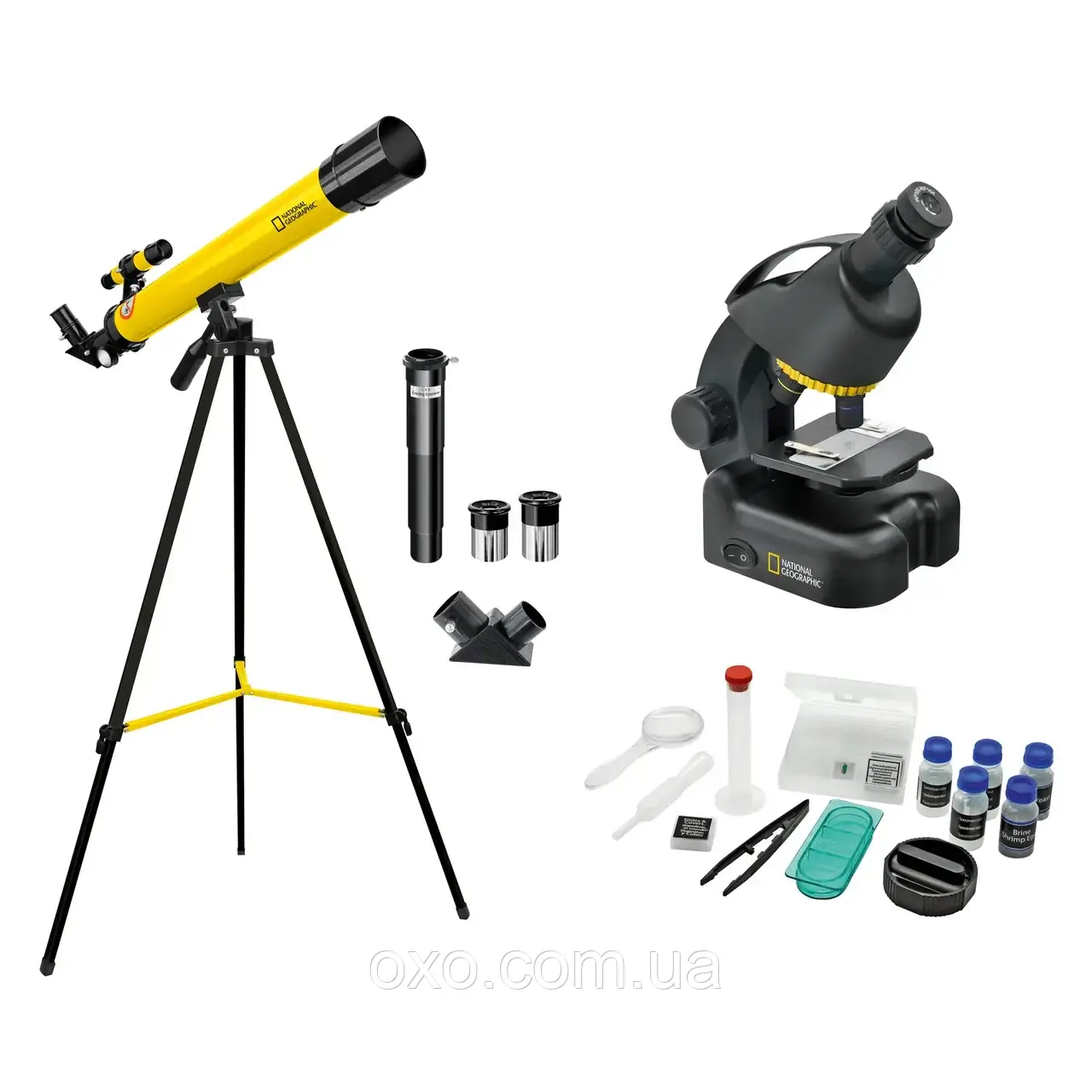 Микроскоп National Geographic Junior 40x-640x + Телескоп 50/600 (9118300) - фото 1 - id-p1172293226