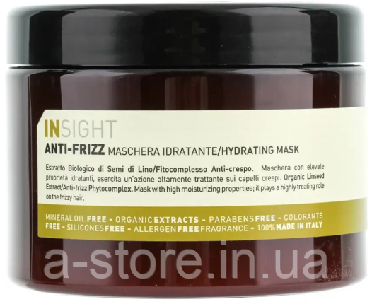 Insight Anti-Frizz Hydrating Mask Маска зволожуюча для всіх типів волосся