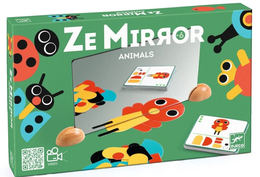 Гра з дзеркалом Djeco  Тварини  Ze Mirror Animals DJ06483, фото 1