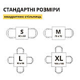 Стільниця квадратна з ясена 70х70 см, фото 4