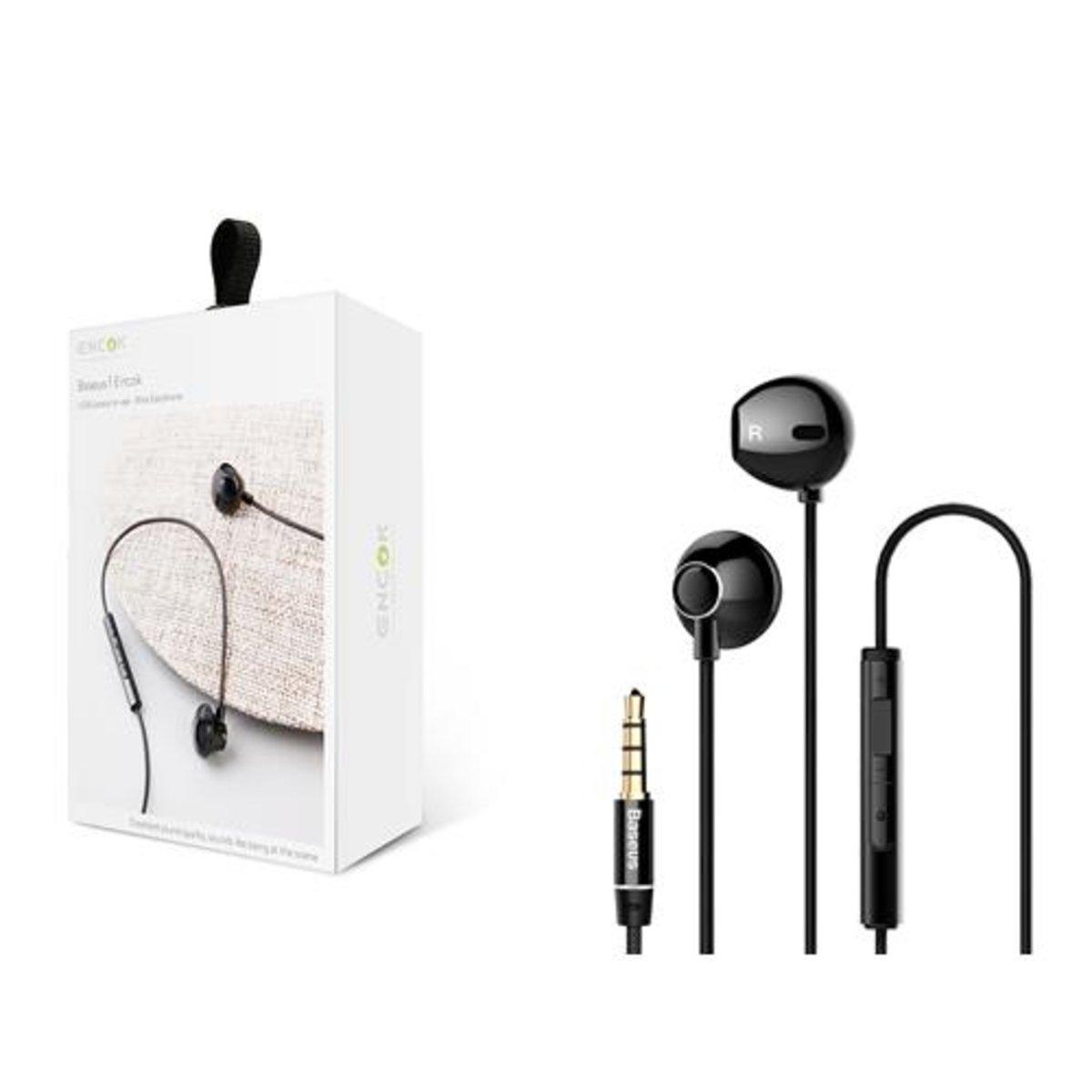 Навушники Baseus Encok H06 lateral in-ear Wire Earphone Black 3.5 mini-jack lly