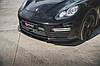 Сплітер Porsche Panamera Turbo 970 (13-16) тюнінг обвіс губа спідниця елерон (V2), фото 2