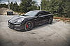 Пороги Porsche Panamera Turbo 970 (13-16) тюнінг обважнення спідниця елерон (V1), фото 5
