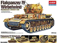 Flakpanzer IV Wirbelwind. Сборная модель немецкой ЗСУ в масштабе 1/35. ACADEMY 13236