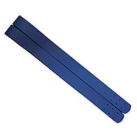Комплект пришивных ручек Синий электрик 69х2,7 см, экокожа