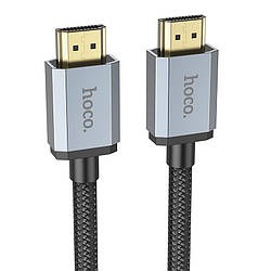 Кабель HDMI-HDMI 3 метра 4K HOCO US03 |3м/HDMI 2.1/4K| Черный