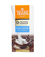 Шоколад молочный без сахара Trapa Milk Chocolate 0% Added Sugar, 80 г (8410679234507)