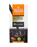 Шоколад черный без сахара Trapa Noir 0% Added Sugar 80%, 80 г (8410679234514)