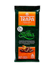 Шоколад молочний зі стевією та мигдалем Trapa Stevia Milk Chocolate & Almonds 0% Added Sugar, 75 г