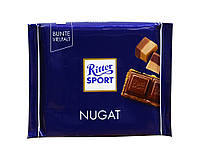 Шоколад молочный с нугой Ritter Sport Nugat, 100 г (4000417026002)