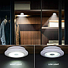 Комплект LED-світильників із пультом і таймером бездротові лампочки настінно-стельові 3 шт сенсорний нічник, фото 3