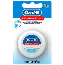 Зубна нитка 50 м Oral-B Essential floss Mint (США)